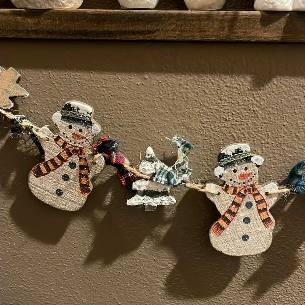 Vintage Festive Snowman Holiday Decor Lot
